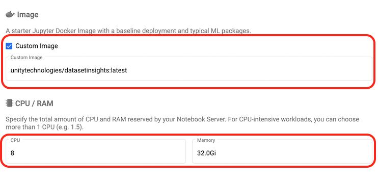 docker cpu memory